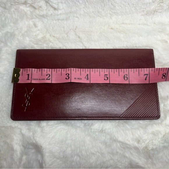 Yves Saint Laurent Leather Wallet Classic Design - Picture 9 of 10